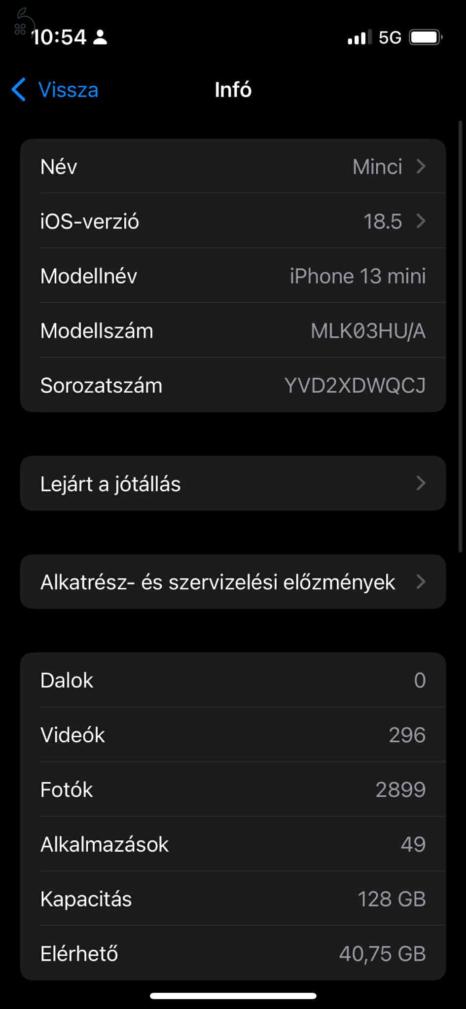 Apple iPhone 13 Mini Black 128 Gb 