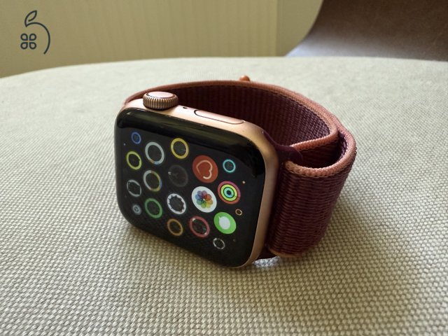 Apple Watch SE (2022), 100%-os akkumulátor, 40 mm-es tok, GPS + Celluar, szuper csinos csajos kivitel első tulajdonostól