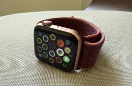 Apple Watch SE (2022), 100%-os akkumulátor, 40 mm-es tok, GPS + Celluar, szuper csinos csajos kivitel első tulajdonostól