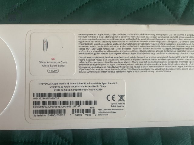 Apple Watch SE 2020 GPS+Cellular Alu 44mm