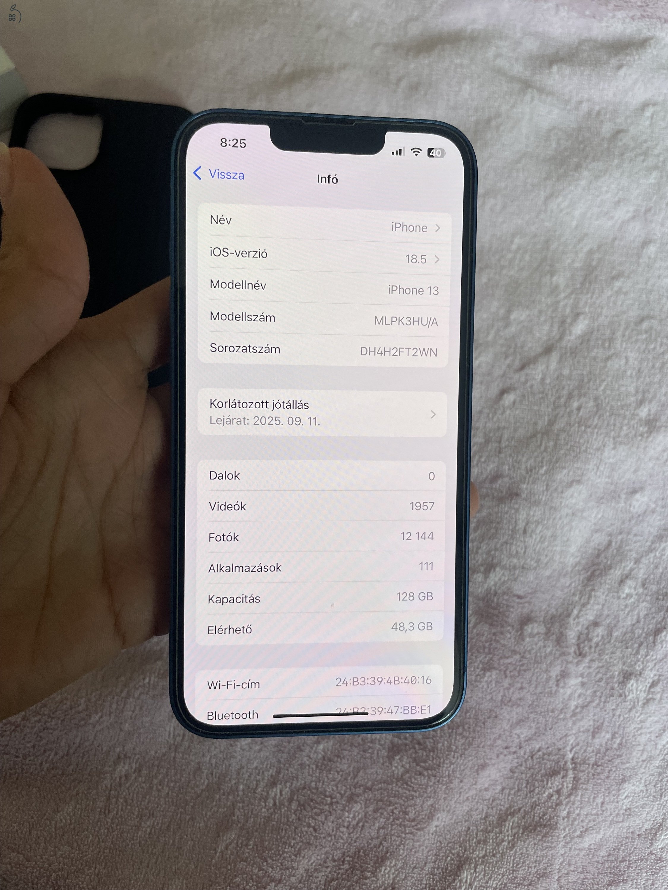 iphone 13 128gb független 92%