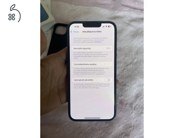 iphone 13 128gb független 92%