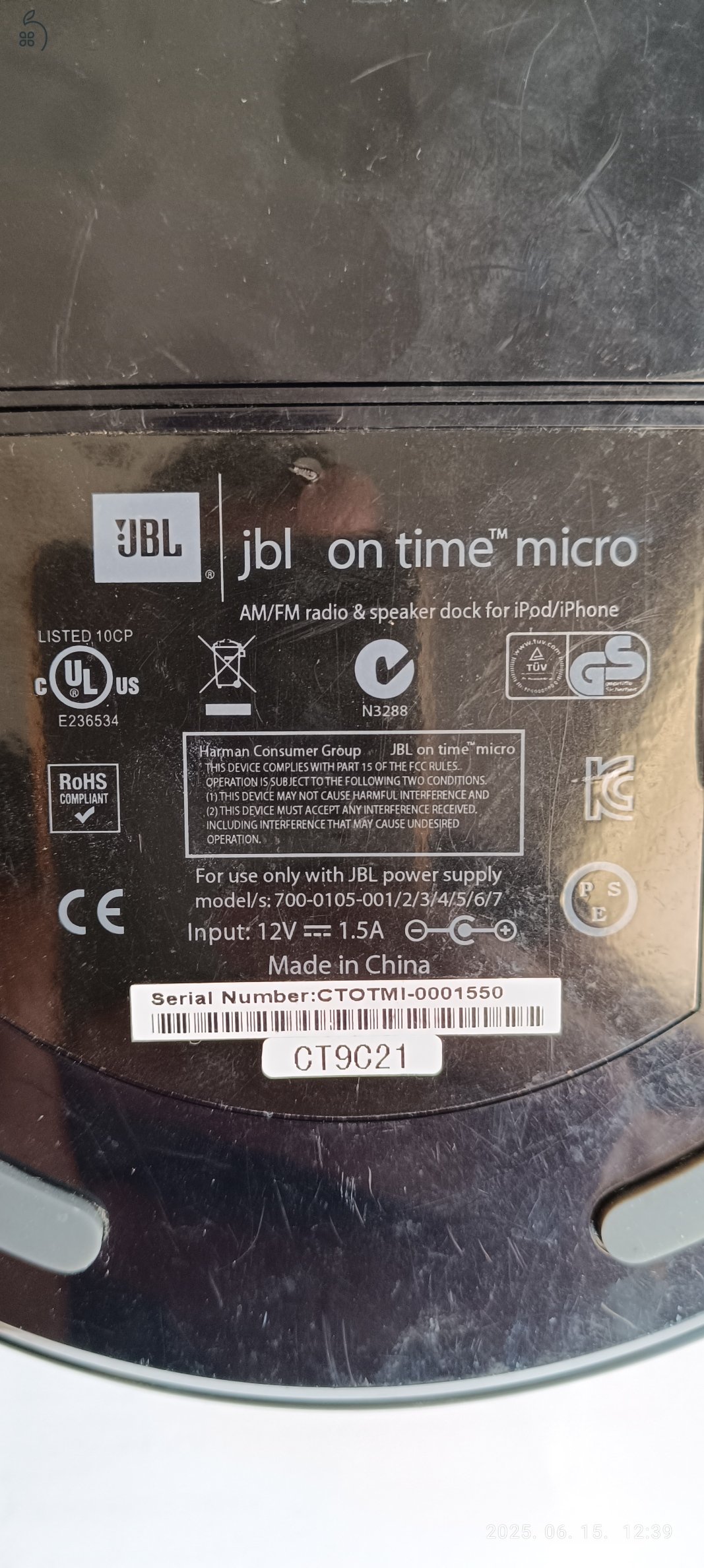 JBL iPhone vagy iPod dokkoló