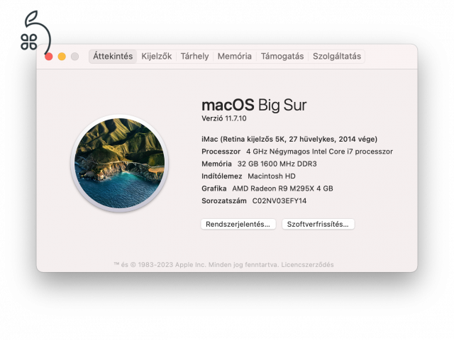 Eladó CTO iMac 27