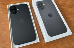 Apple Iphone 16, fekete, 128Gb, 1 hónapos! 3 év garancia (MediaMarkt)