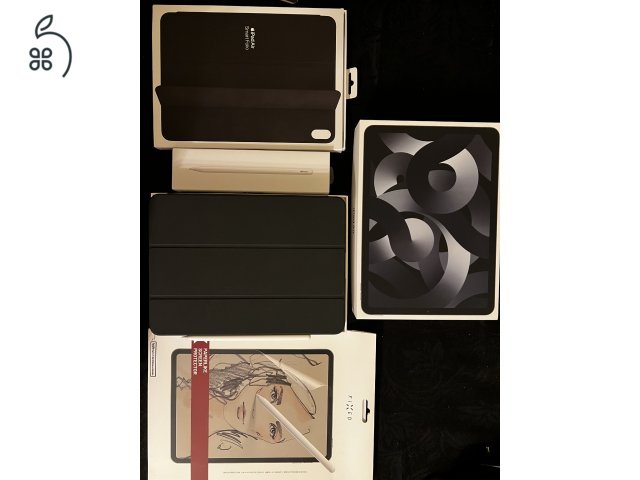 Ipad Air 5. generáció 2022 64GB Wifi + Apple Pencil 2 + Mágneses tok + Apple Okos Folio