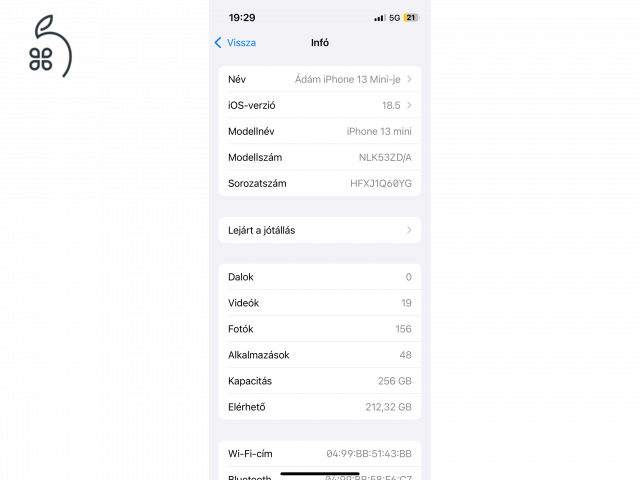 iPhone 13 Mini 256Gb Midnight 