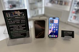 iPhone 16 Pro 128GB Független Hibátlan/2028.06.11.Gar./Akku 100%/p4304