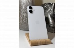  iPhone 16 Plus 128GB Fehér, Független - Garancia, Számla 