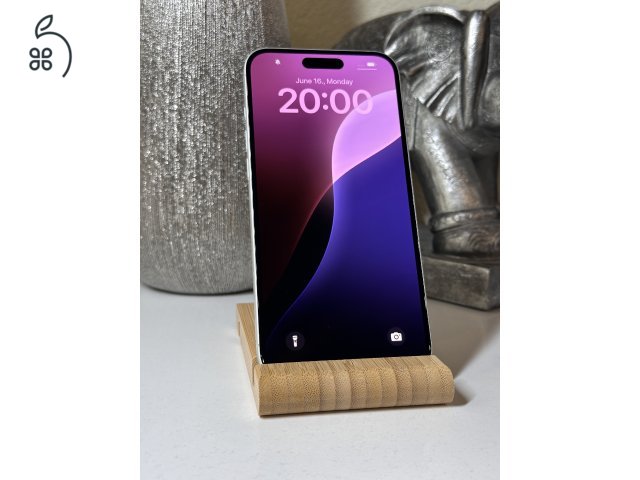  iPhone 16 Plus 128GB Fehér, Független - Garancia, Számla 