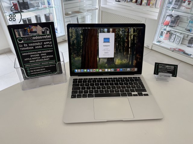MacBook Air M1 Újszerű/8GB/256ssd/1-3 hónap gar./Akku 87%/p4305