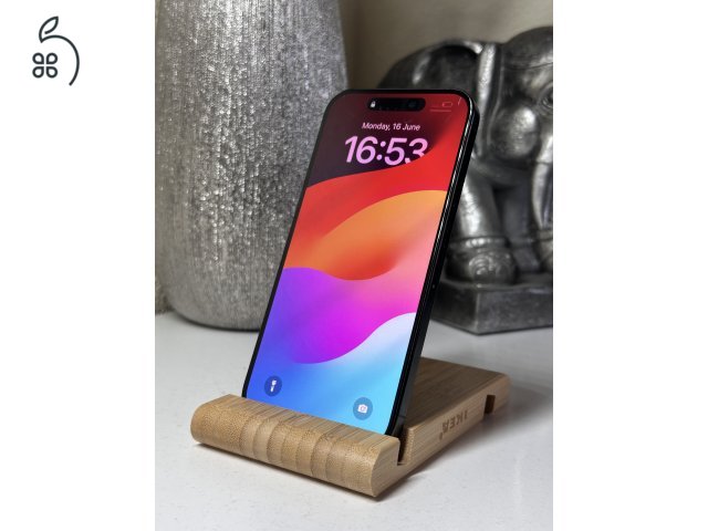  iPhone 15 Pro 128GB Fekete, Független - Garancia, Számla 