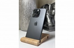  iPhone 15 Pro 128GB Fekete, Független - Garancia, Számla 