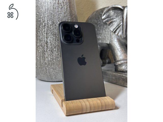 iPhone 15 Pro 256GB Fekete, Független - Garancia, Számla 