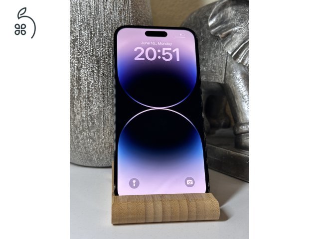  iPhone 14 Pro Max 128GB Fekete, Független - Garancia, Számla 