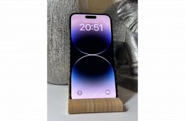  iPhone 14 Pro Max 128GB Fekete, Független - Garancia, Számla 