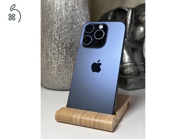 iPhone 15 Pro 128GB Kék, Független - Garancia, Számla