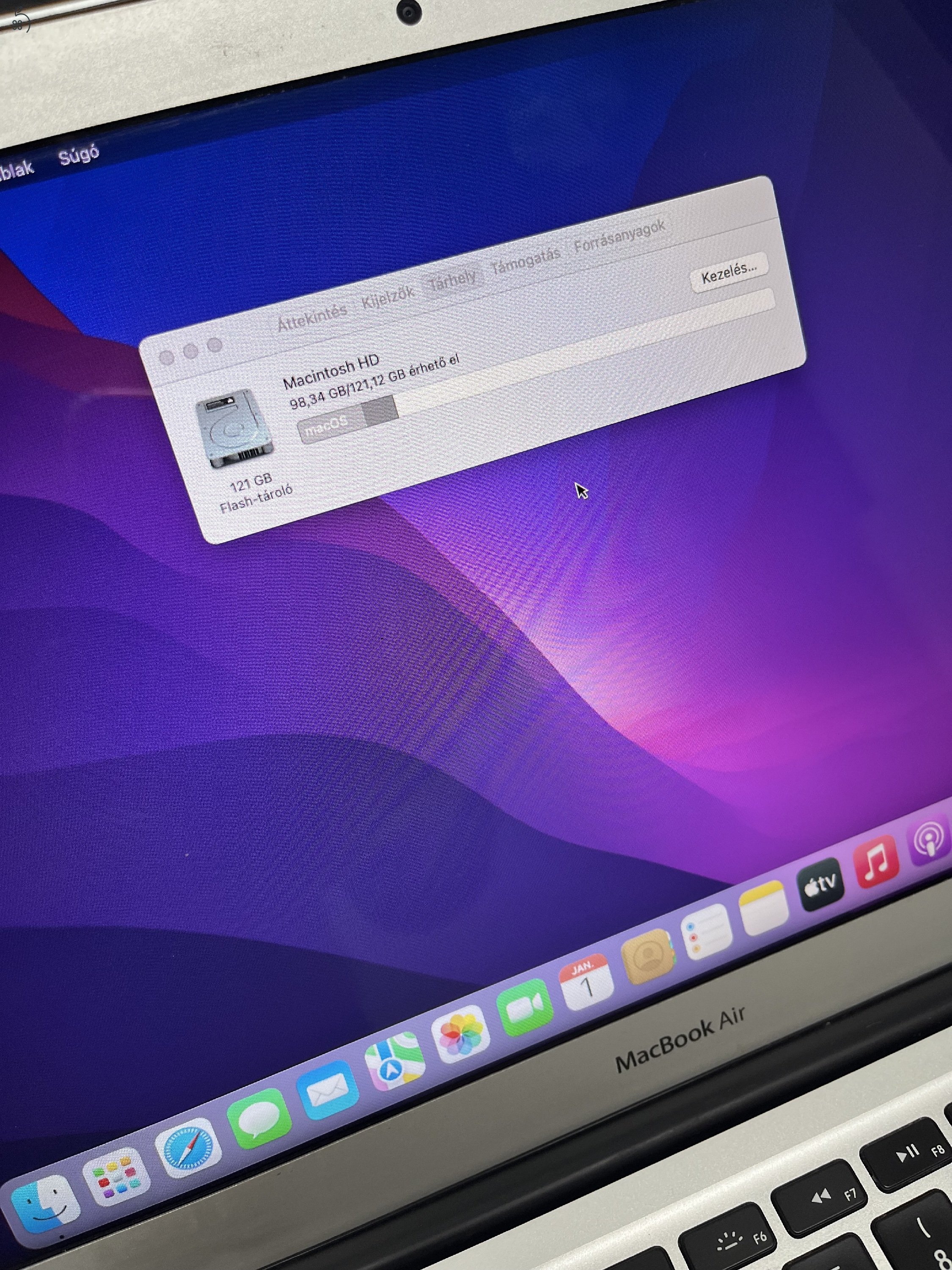 MacBook Air 2017 (Magyar billentyűzettel)