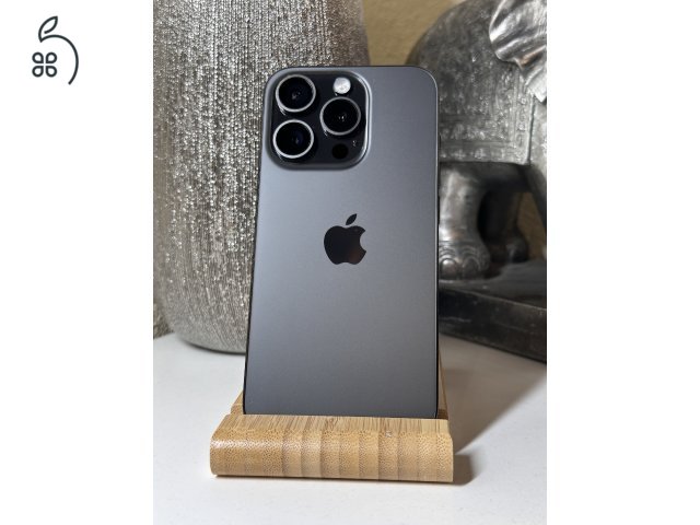 iPhone 15 Pro 256GB Fekete, Független - Garancia, Számla