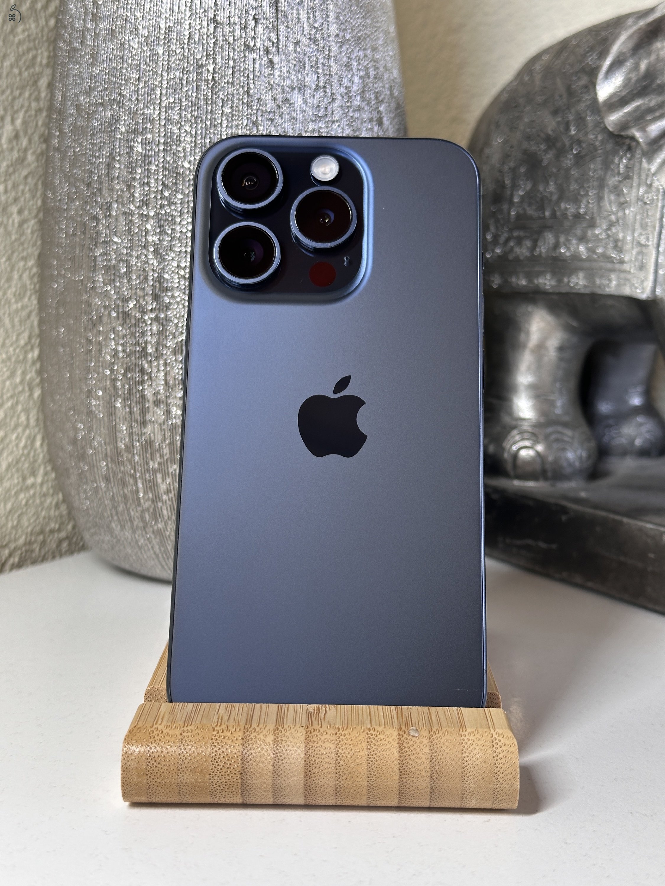 iPhone 15 Pro 128GB Kék, Független - Garancia, Számla