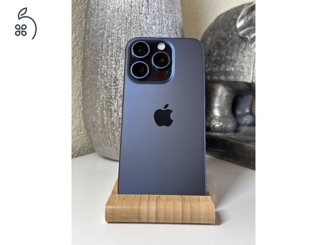 iPhone 15 Pro 128GB Kék, Független - Garancia, Számla