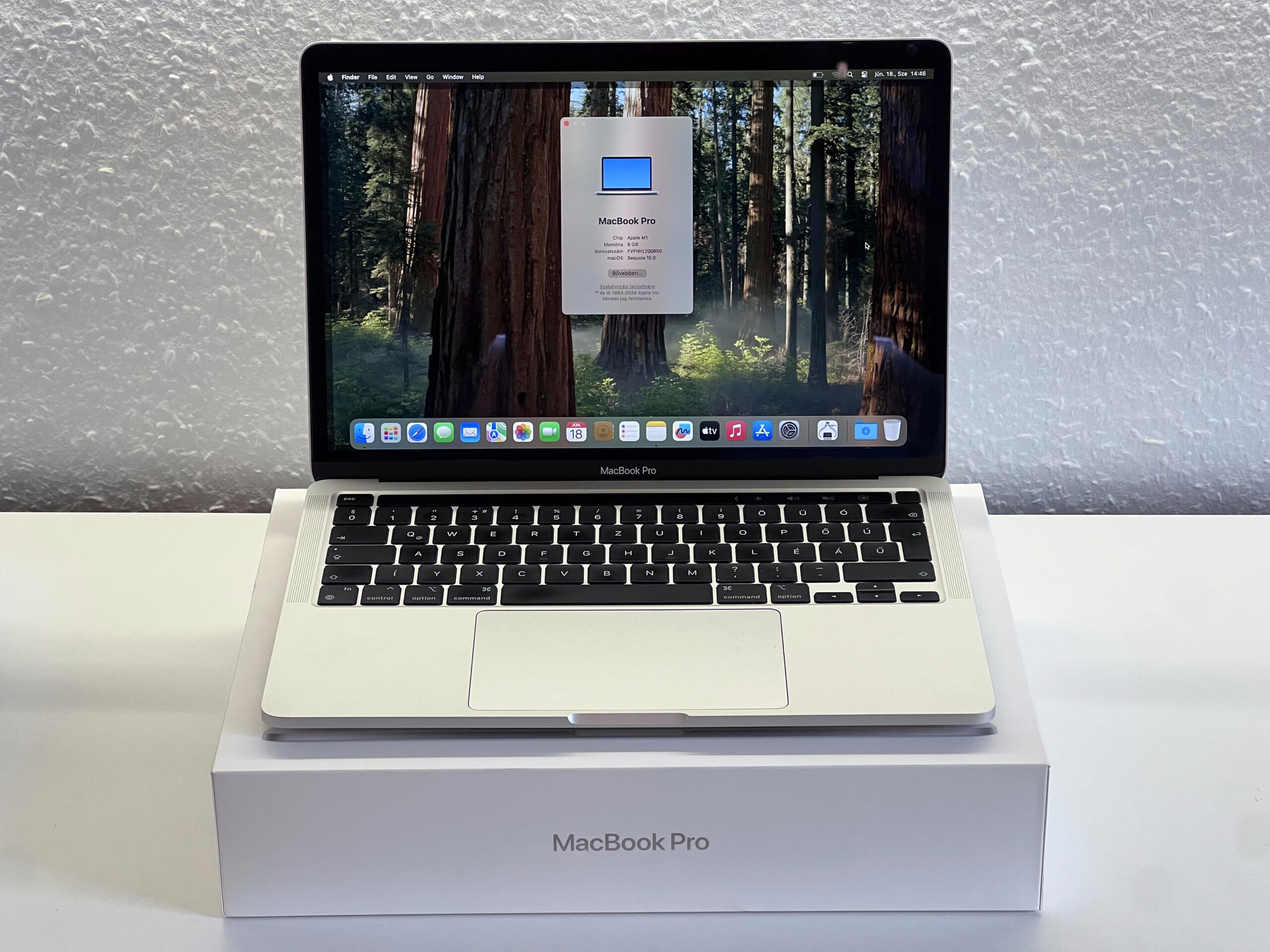Hibátlan MacBook Pro 2020 13 M1 256GB 2 ÉV Garanciával Számlával