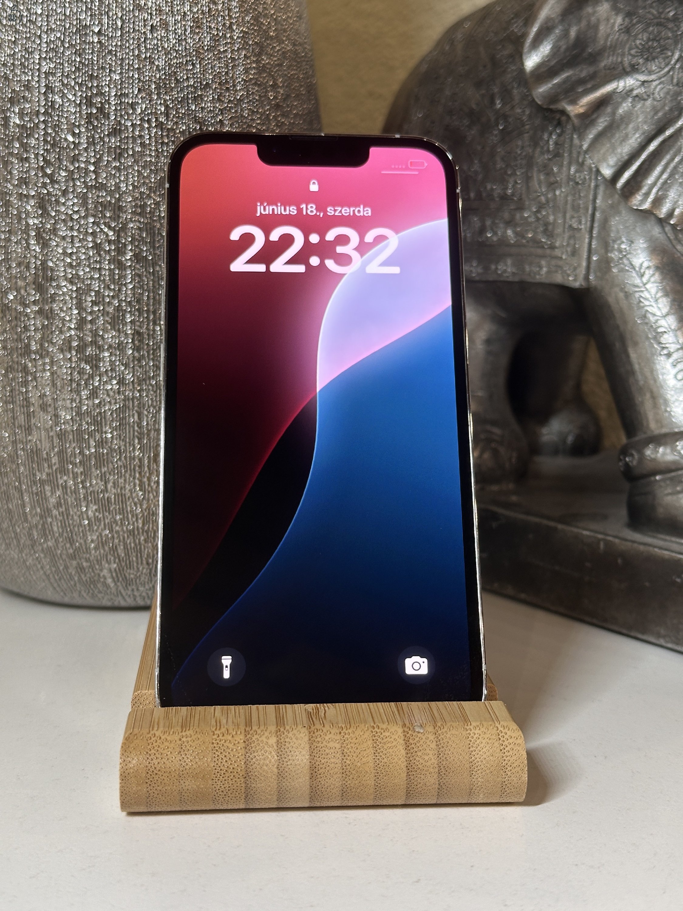  iPhone 13 Pro 128GB Fehér, Független - Garancia, Számla 