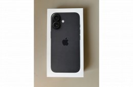 iPhone 16, bontatlan, fekete 128GB, 1 év ganaciával (iStyle)