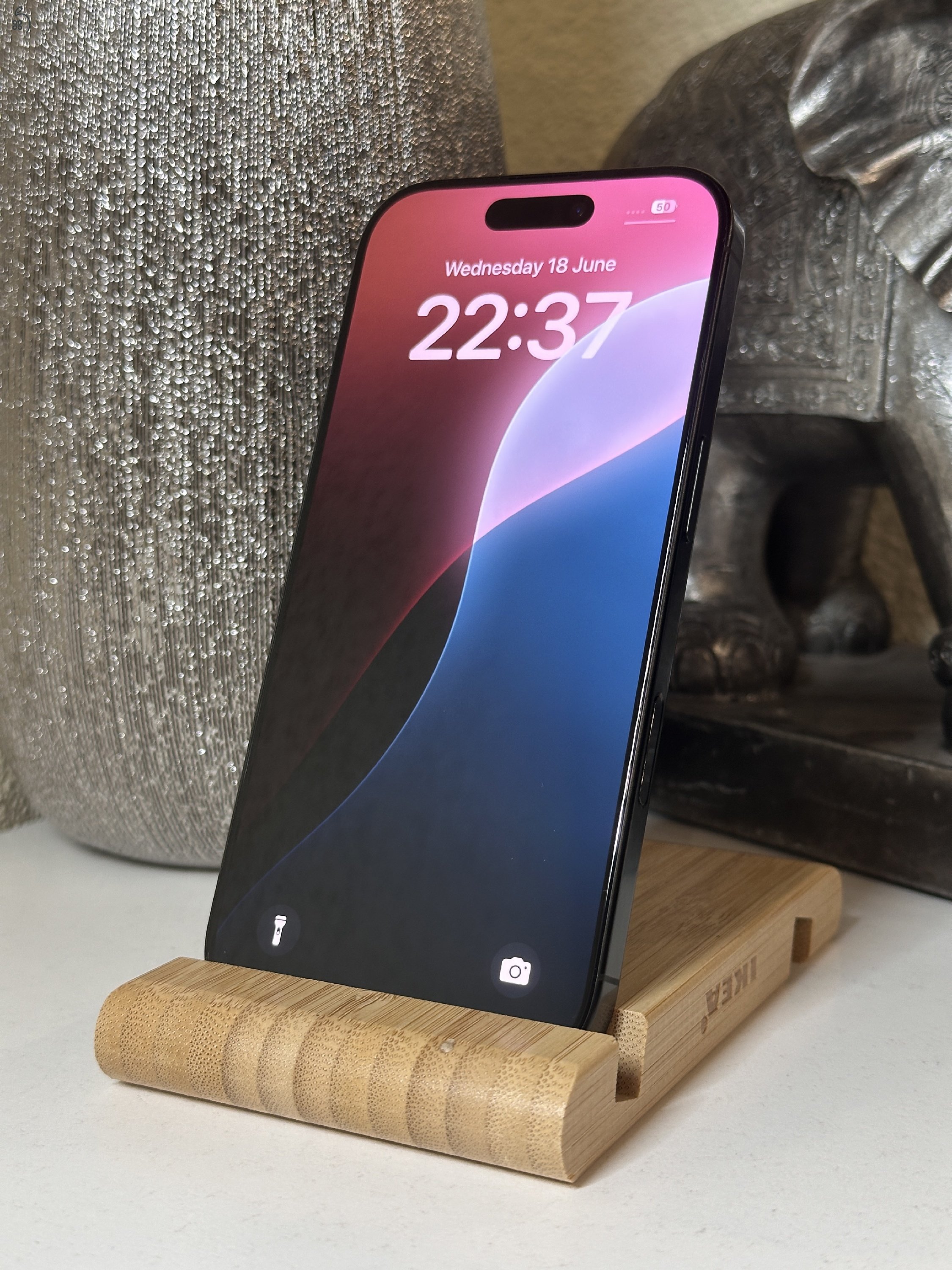  iPhone 16 Pro 512GB Fekete, Független - Garancia, Számla 