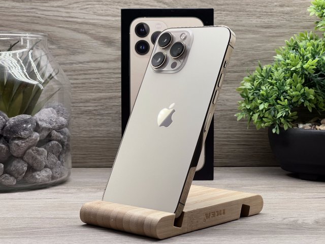 Hibátlan iPhone 13 Pro Max Gold 128GB 2 ÉV Garanciával Számlával Aksi 100%