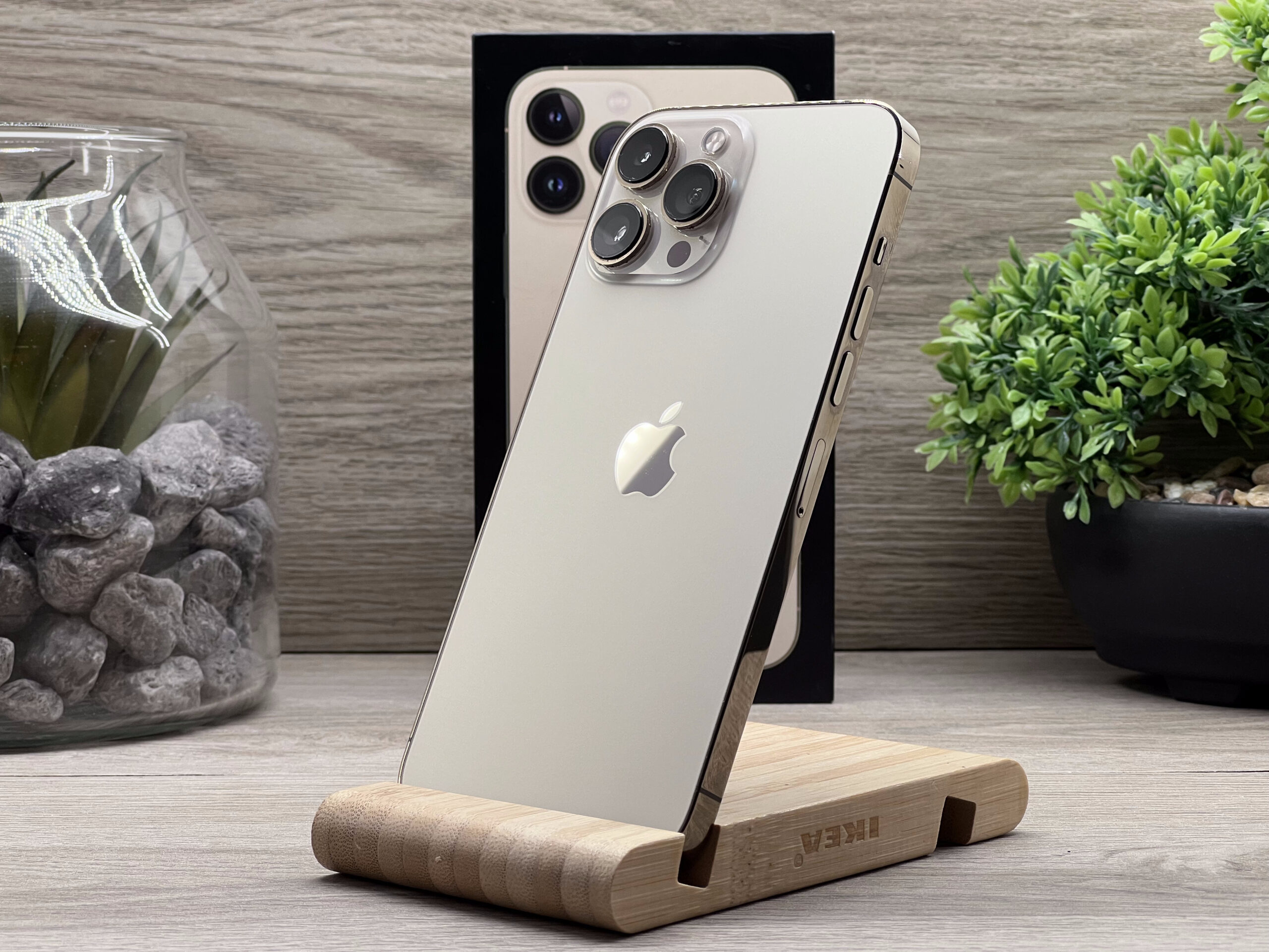 Hibátlan iPhone 13 Pro Max Gold 128GB 2 ÉV Garanciával Számlával Aksi 100%