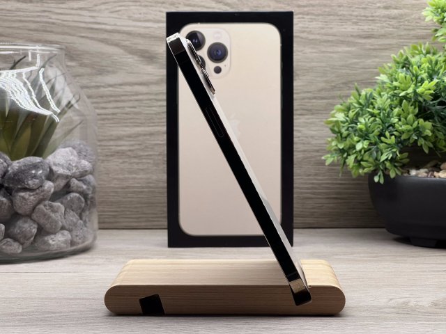 Hibátlan iPhone 13 Pro Max Gold 128GB 2 ÉV Garanciával Számlával Aksi 100%