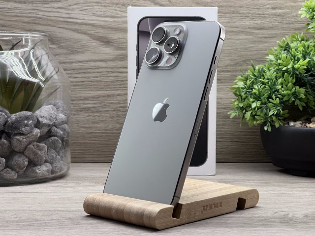 Hibátlan iPhone 16 Pro Max Natural Titanium 256GB 2 ÉV Garanciával Számlával Aksi 100%