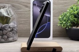 Hibátlan iPhone 16 Pro Max Black Titanium 256GB 2 ÉV Garanciával Számlával Aksi 100%