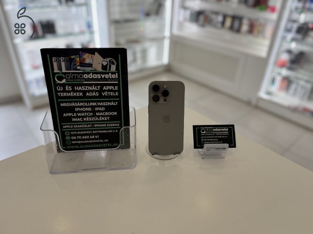 iPhone 16 Pro 256GB Függeten Újszerű/2027.10.20. Gar./Akku 98%/p4307