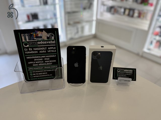iPhone 13 128GB Független Újszerű/2027.03.08.Gar./Akku:100%/p4308