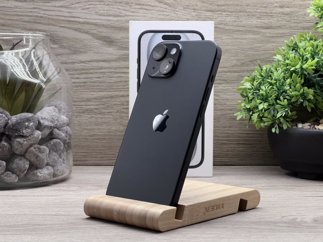 Hibátlan iPhone 15 Black 128GB 2 ÉV Garanciával Számlával Aksi 100%