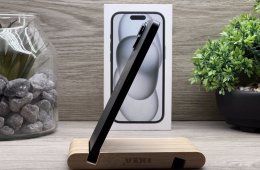 Hibátlan iPhone 15 Black 128GB 2 ÉV Garanciával Számlával Aksi 100%