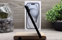 Hibátlan iPhone 15 Black 128GB 2 ÉV Garanciával Számlával Aksi 100%