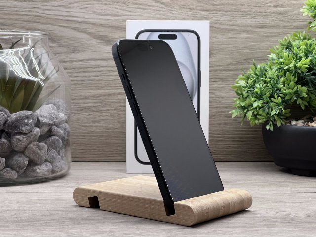 Hibátlan iPhone 15 Black 128GB 2 ÉV Garanciával Számlával Aksi 100%