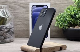 iPhone 12 Black 128GB 2 ÉV Garanciával Számlával