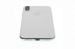 !! 1 ÉV GARANCIA !! Apple iPhone X 256 GB Silver 100%