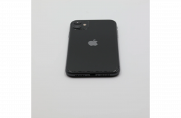 + Ajándékkal és 1 év garanciával! Felújított iPhone 11 64 GB Black