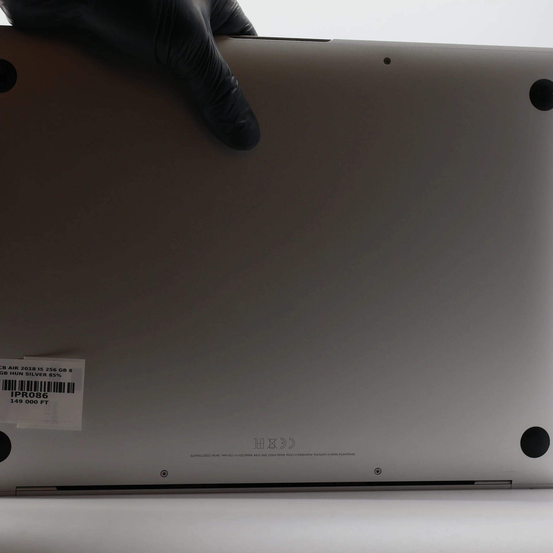1 év garanciával! Felújított Apple Macbook AIR i5 2018 256 GB Silver