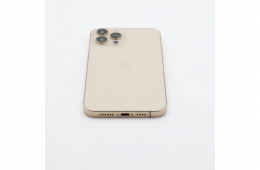+ Ajándékkal és 1 év garanciával! Felújított iPhone 12 Pro Max 128 GB Gold