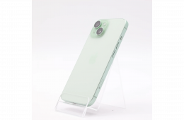 + Ajándékkal és 1 év garanciával! Felújított iPhone 15 256 GB Green