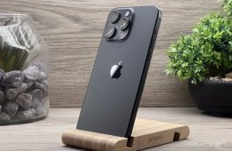 Hibátlan iPhone 15 Pro Max Black Titanium 256GB 2 ÉV Garanciával Számlával 91% Akku