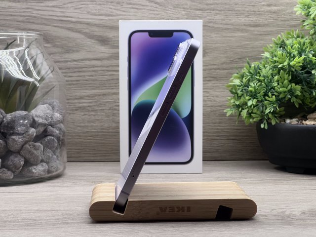 Hibátlan iPhone 14 Purple 128GB 2 ÉV Garanciával Számlával 94% Akku