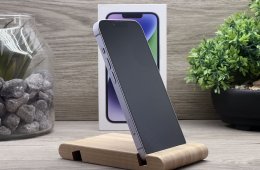 Hibátlan iPhone 14 Purple 128GB 2 ÉV Garanciával Számlával 94% Akku