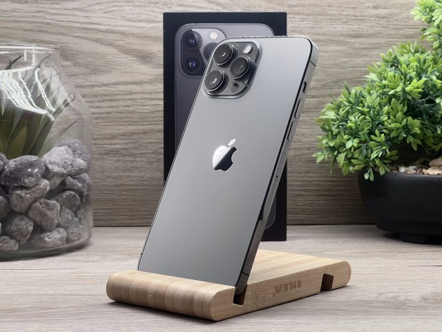Hibátlan iPhone 13 Pro Max Graphite 256GB 2 ÉV Garanciával Számlával 93% Akku